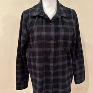 Lola River Plaid Button-Up Women's Top